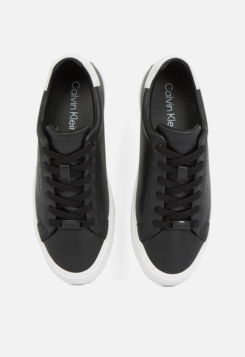 Calvin Klein - Vulc Lace Up Texture Fox - Lth - Black & White 