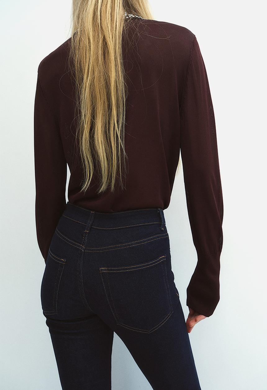 H&M - Flared high jeans - dark blue