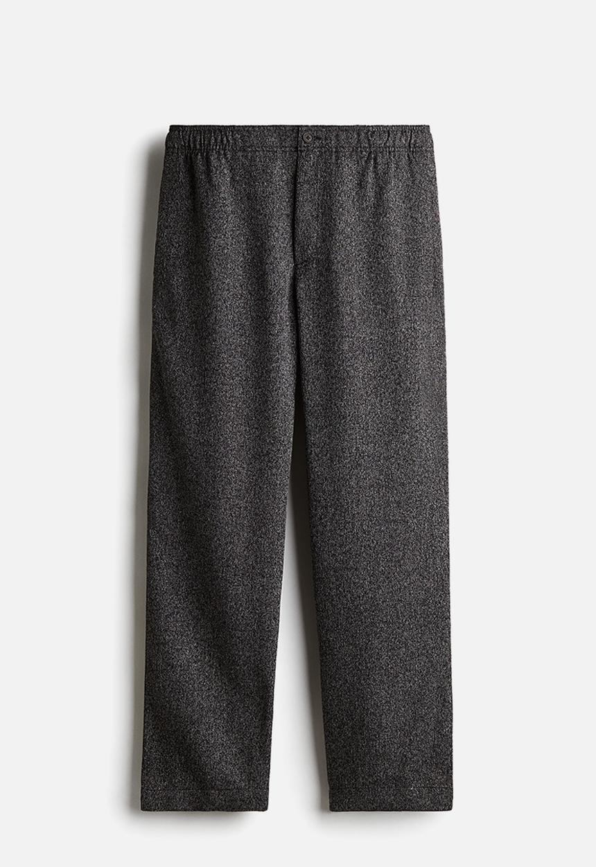 H&M - Relaxed fit twill trousers - black