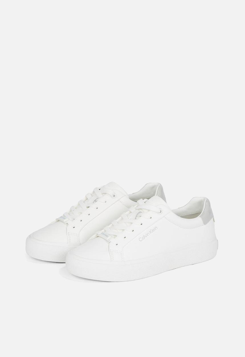 Calvin Klein - Vulc Lace Up Texture Fox - Lth - White/Pearl Grey