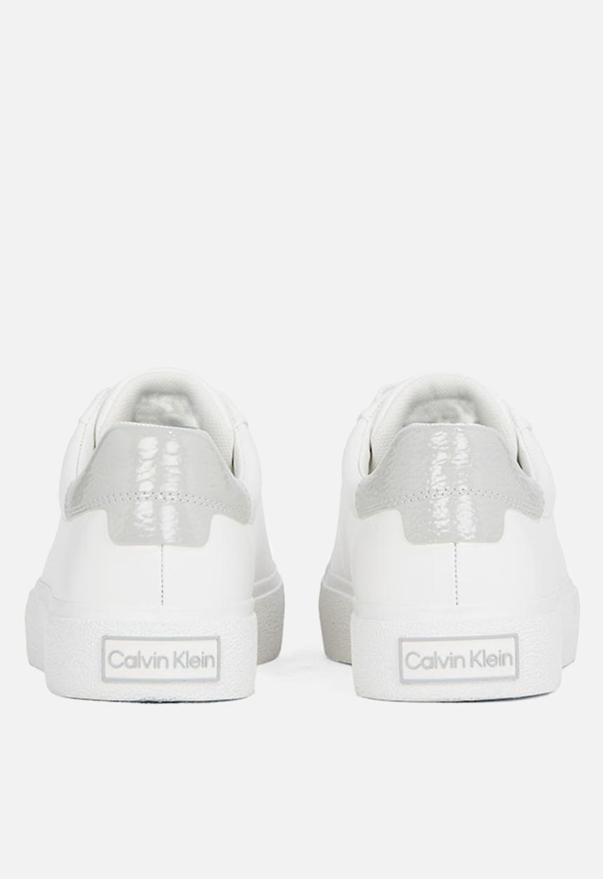 Calvin Klein - Vulc Lace Up Texture Fox - Lth - White/Pearl Grey