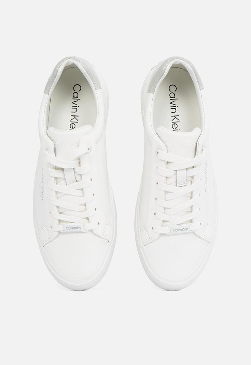 Calvin Klein - Vulc Lace Up Texture Fox - Lth - White/Pearl Grey