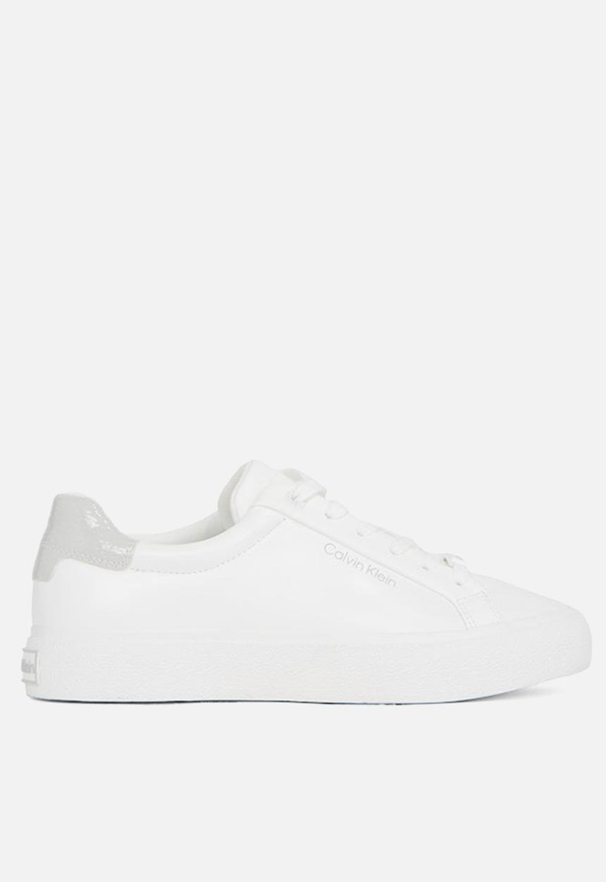 Calvin Klein - Vulc Lace Up Texture Fox - Lth - White/Pearl Grey