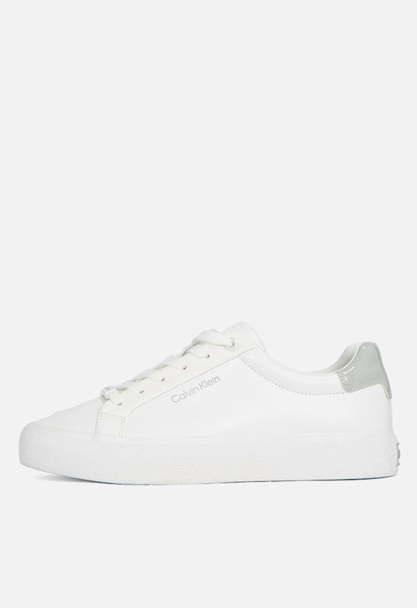 Calvin Klein - Vulc Lace Up Texture Fox - Lth - White/Pearl Grey