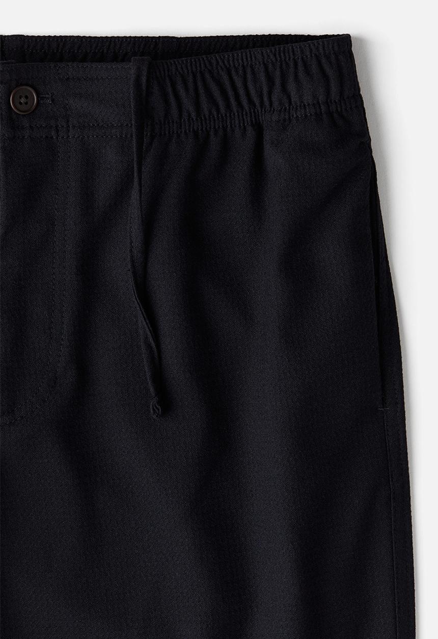 H&M - Relaxed fit twill trousers - navy blue 