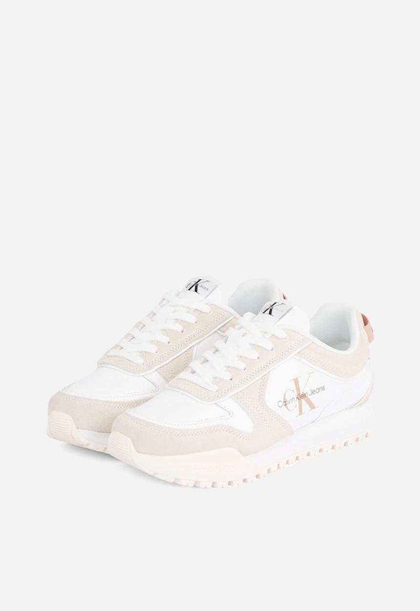 Calvin Klein - Toothy Runner Irregular Lines W - White/Ancient White