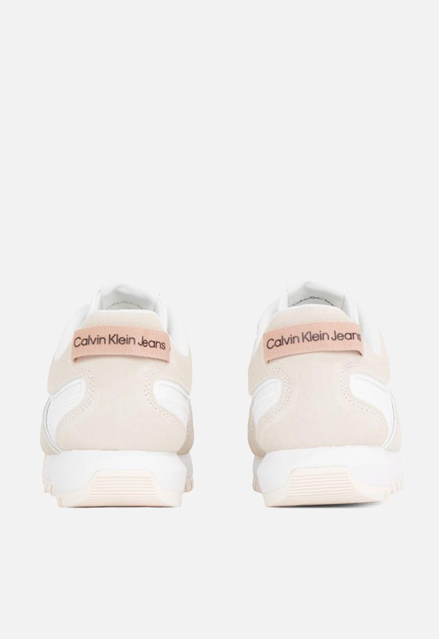 Calvin Klein - Toothy Runner Irregular Lines W - White/Ancient White