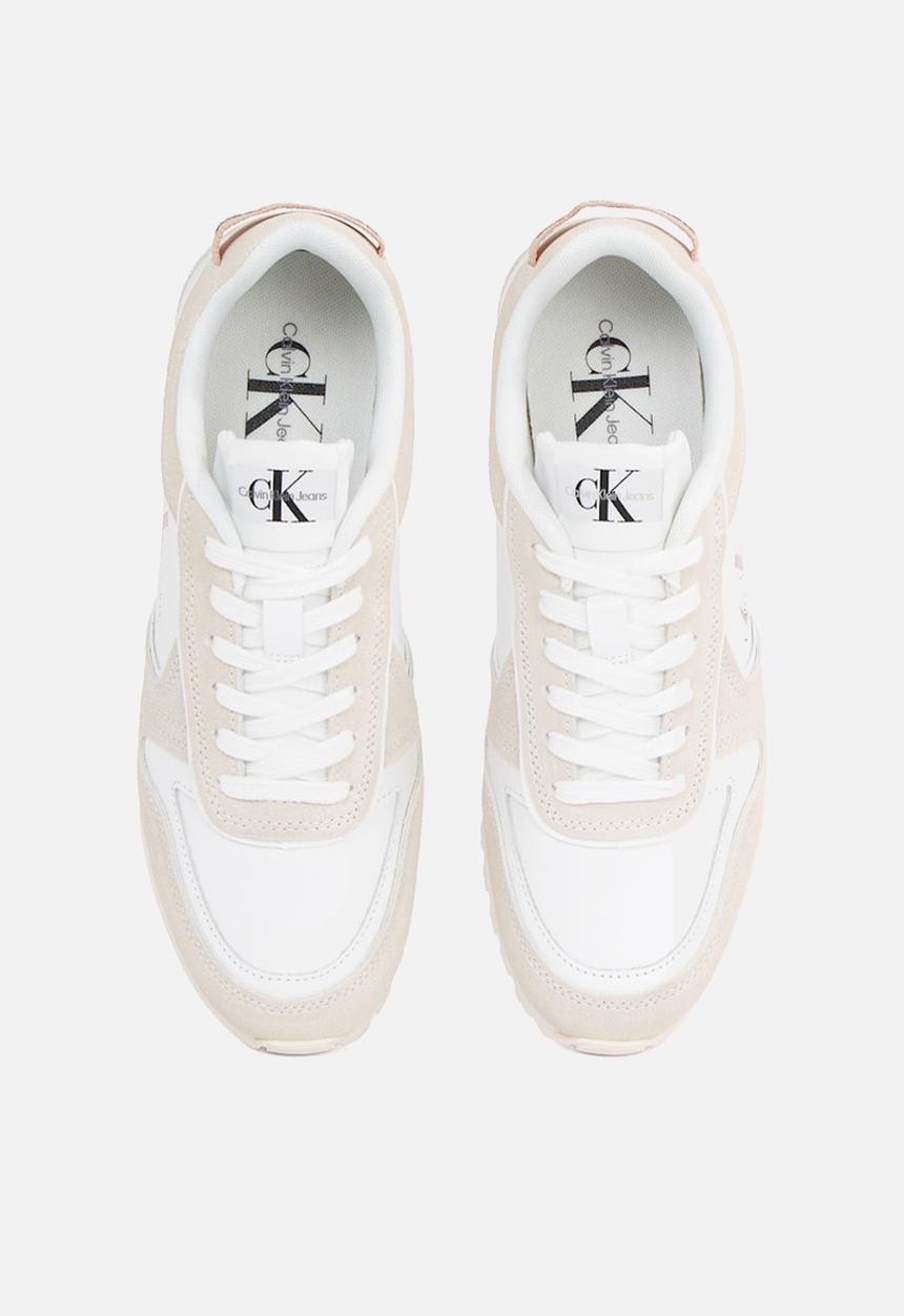 Calvin Klein - Toothy Runner Irregular Lines W - White/Ancient White