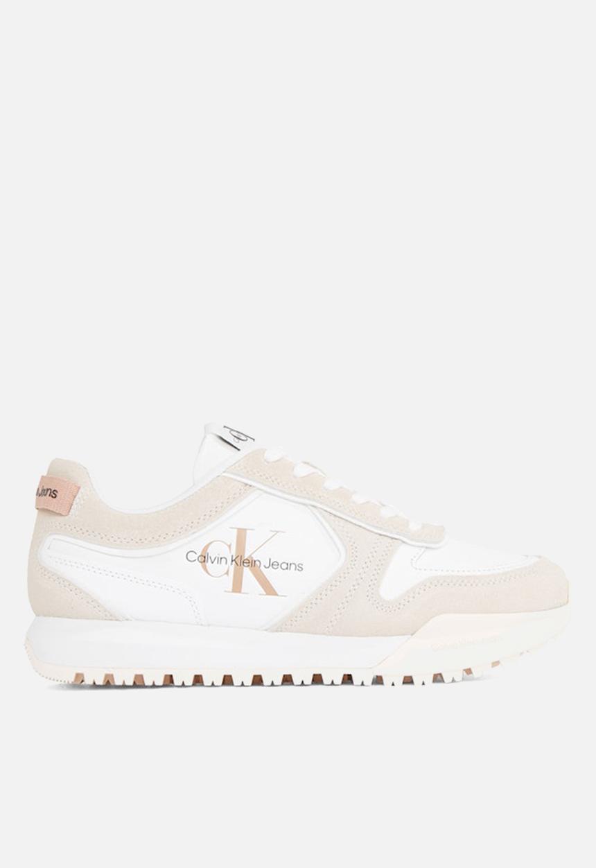 Calvin Klein - Toothy Runner Irregular Lines W - White/Ancient White