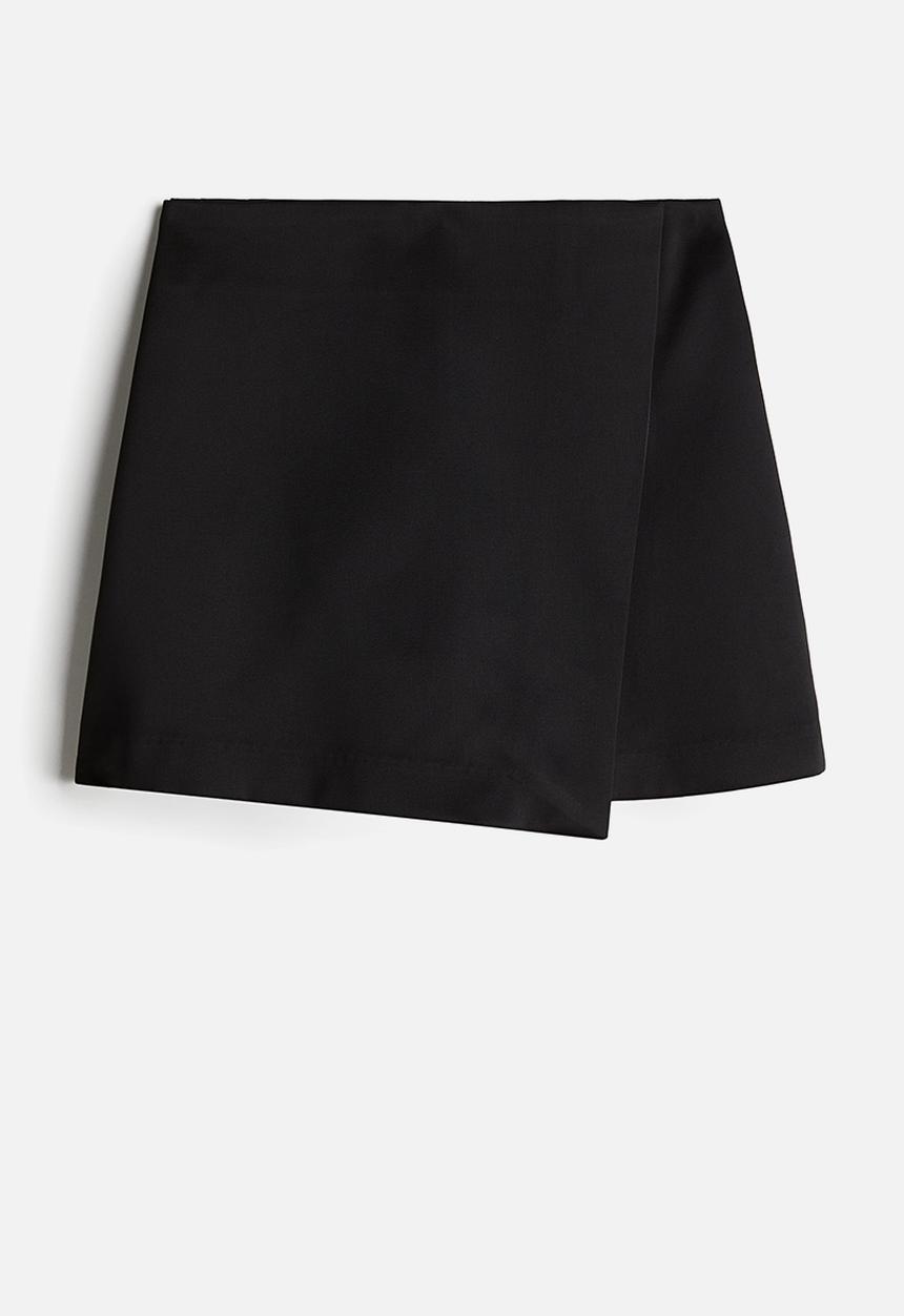 H&M - Wrap skort - black