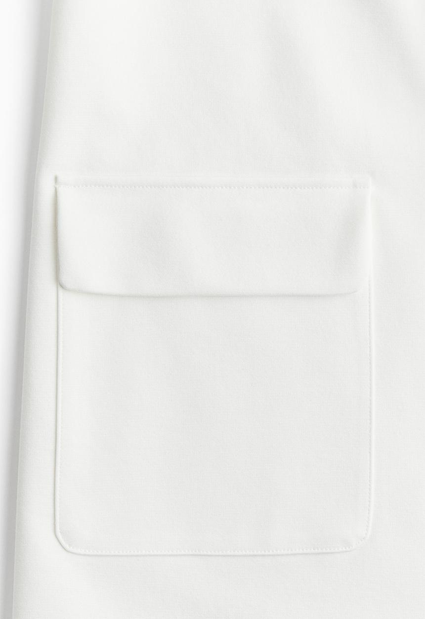 H&M - Button-detail dress - white
