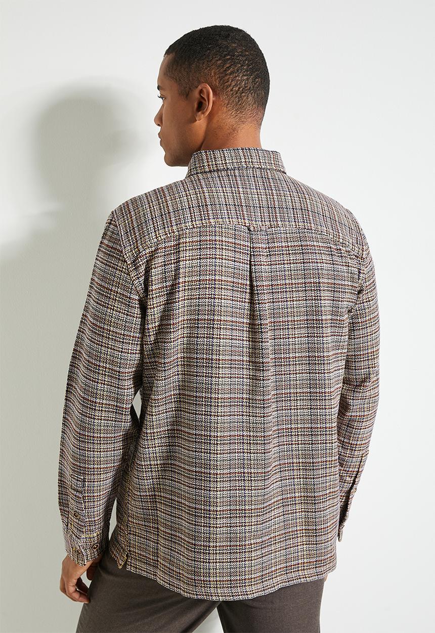 Ben Sherman - Diffused Overshirt - Rust