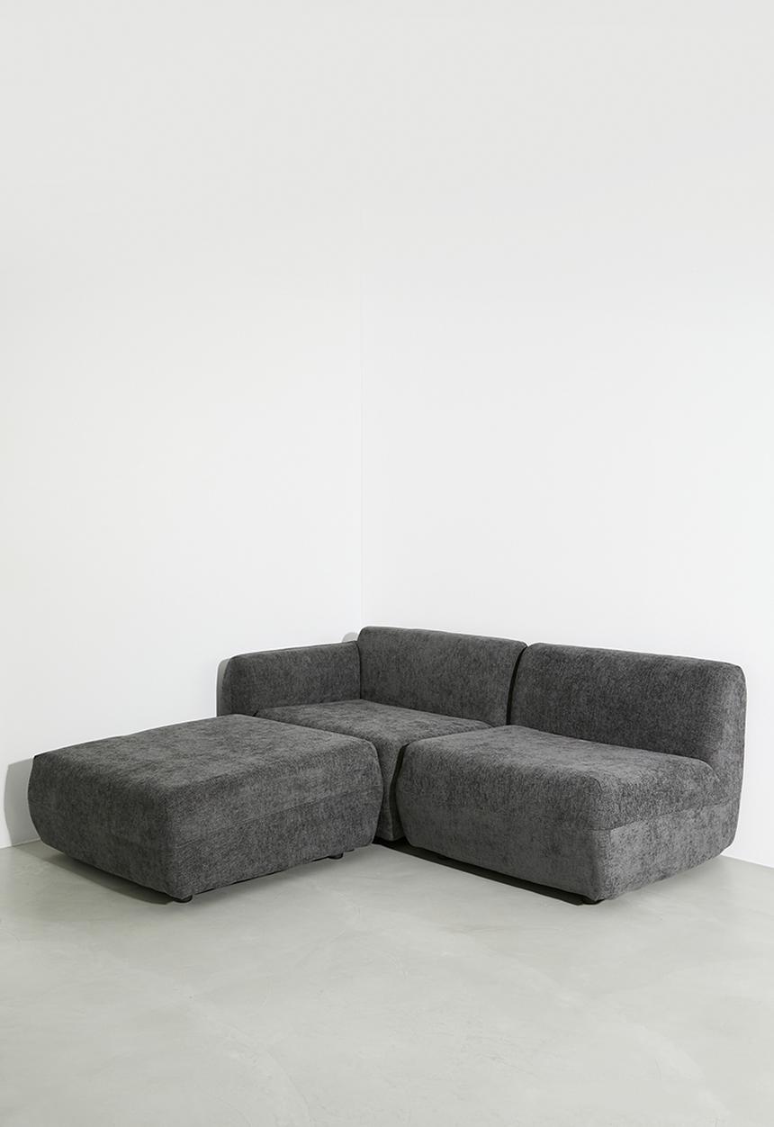Sixth Floor - Rani modular corner wedge - charcoal