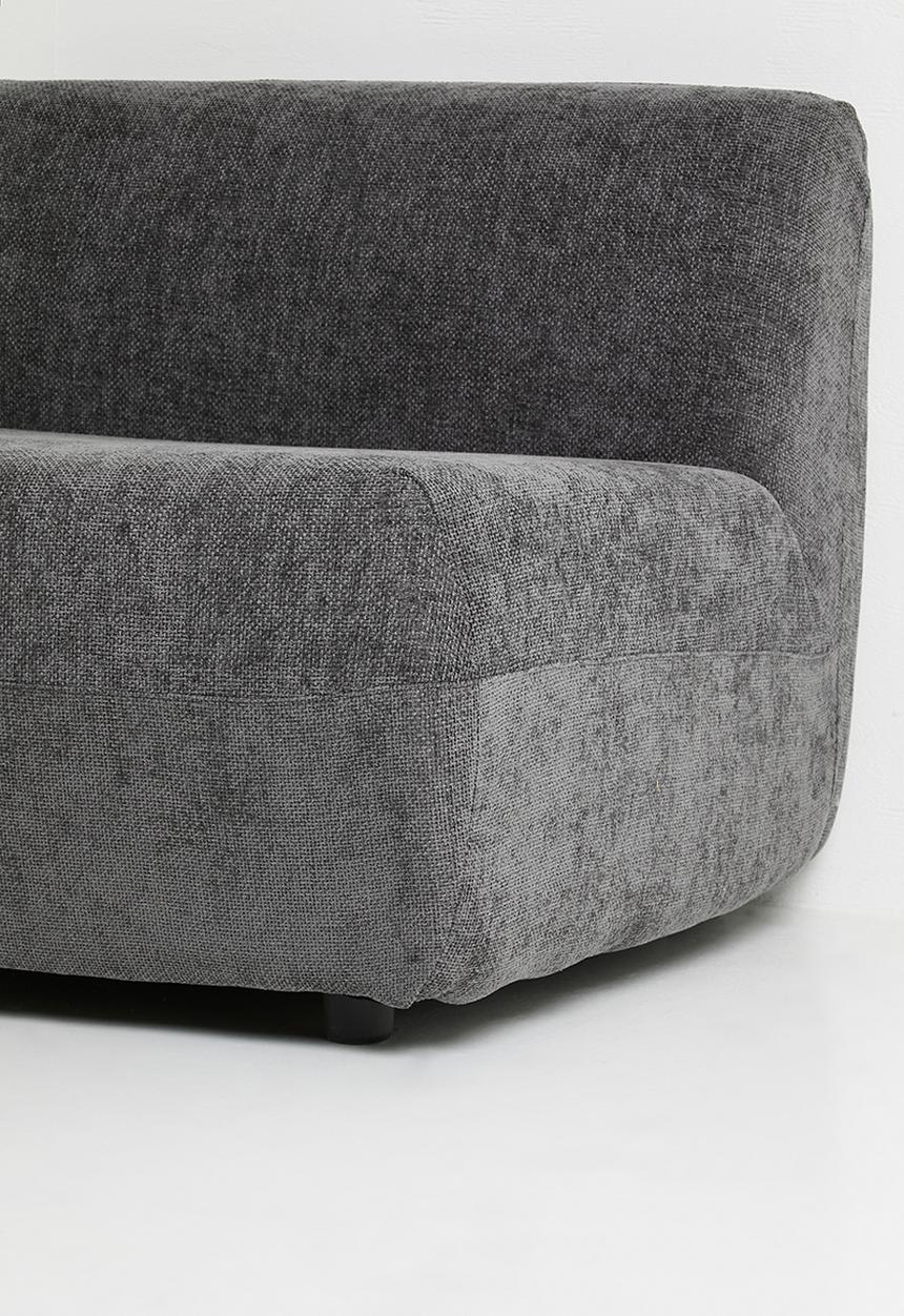 Sixth Floor - Rani modular armless single seater - charcoal