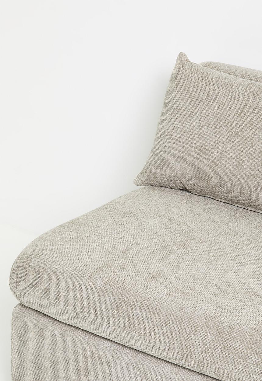 Sixth Floor - Starya armless 2 seater - stone
