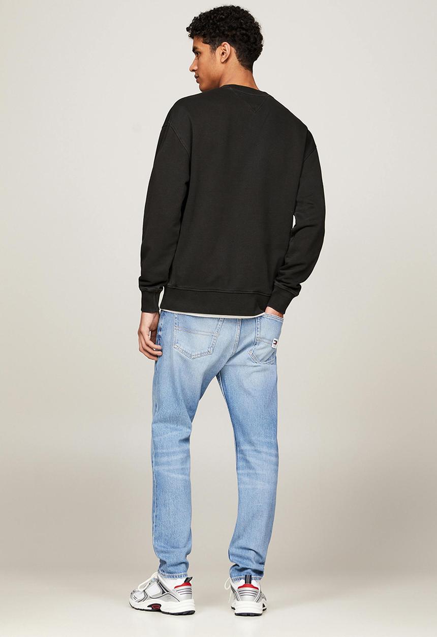 Tommy Hilfiger - Tjm rlx big flag cneck ext - Black