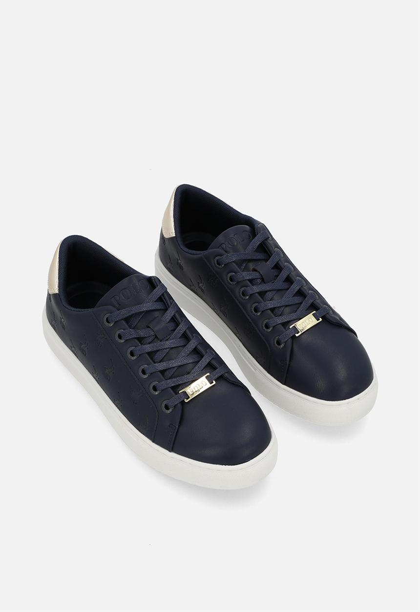 POLO - Deboss monogram sneaker - navy