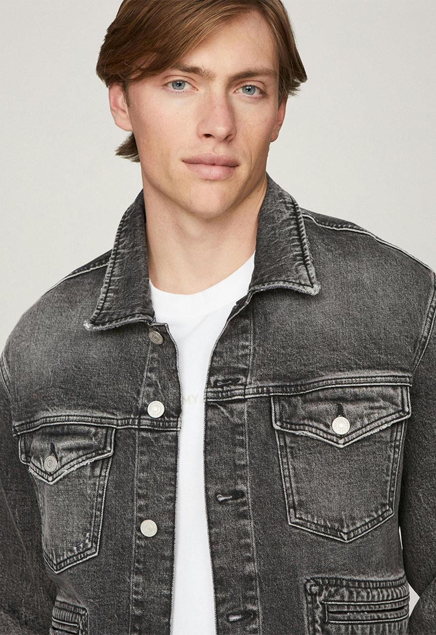 Tommy Hilfiger - Isaac denim trucker ch6187 - Denim Black