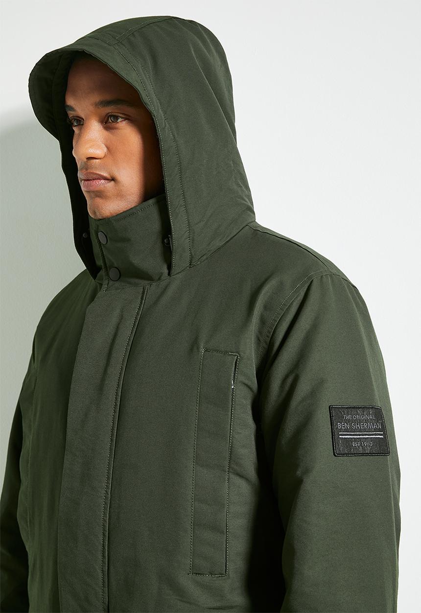 Ben Sherman - Heavy Parka Jacket-Camoflauge