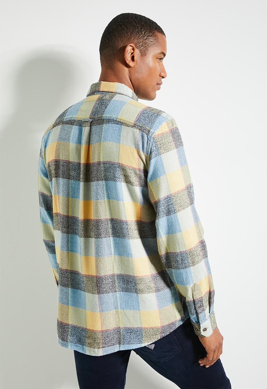 Ben Sherman - Diffused Pop Check Long Sleeve - Multi