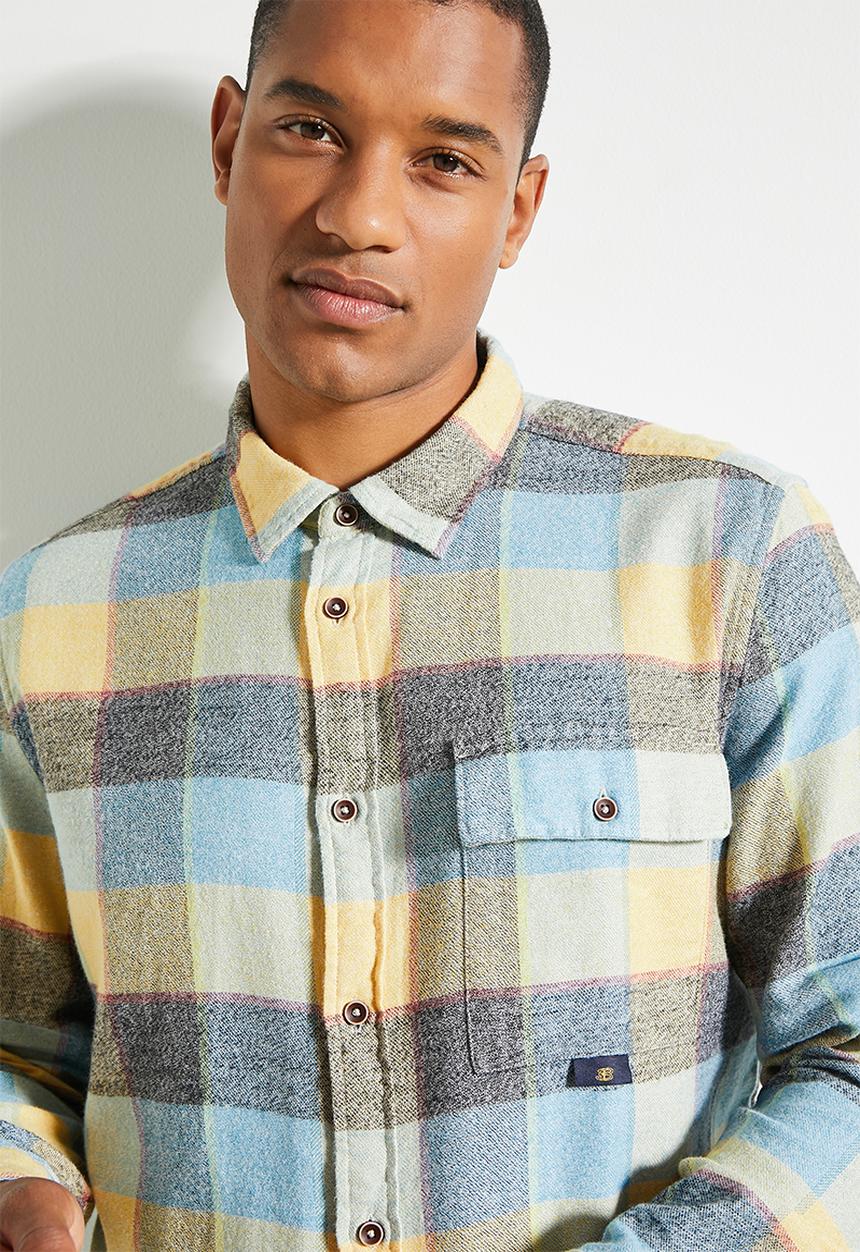 Ben Sherman - Diffused Pop Check Long Sleeve - Multi