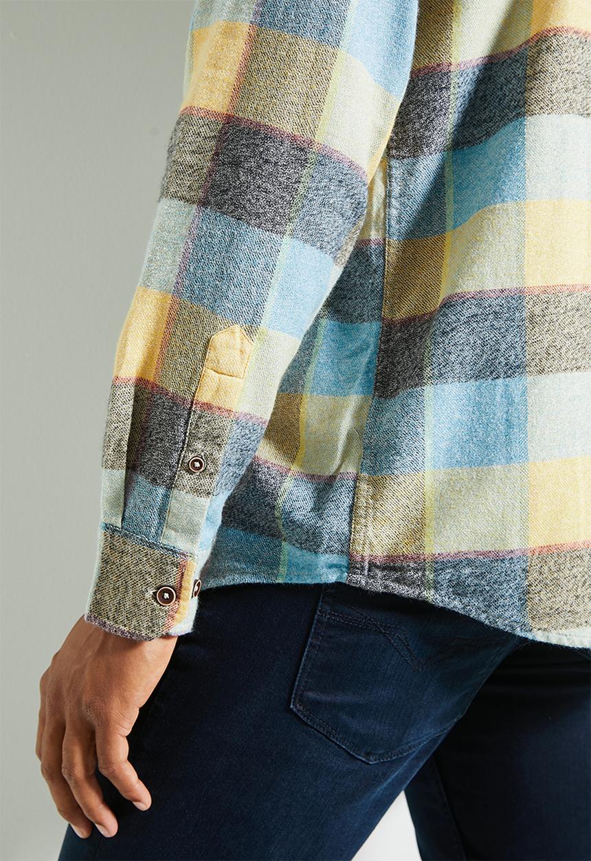 Ben Sherman - Diffused Pop Check Long Sleeve - Multi