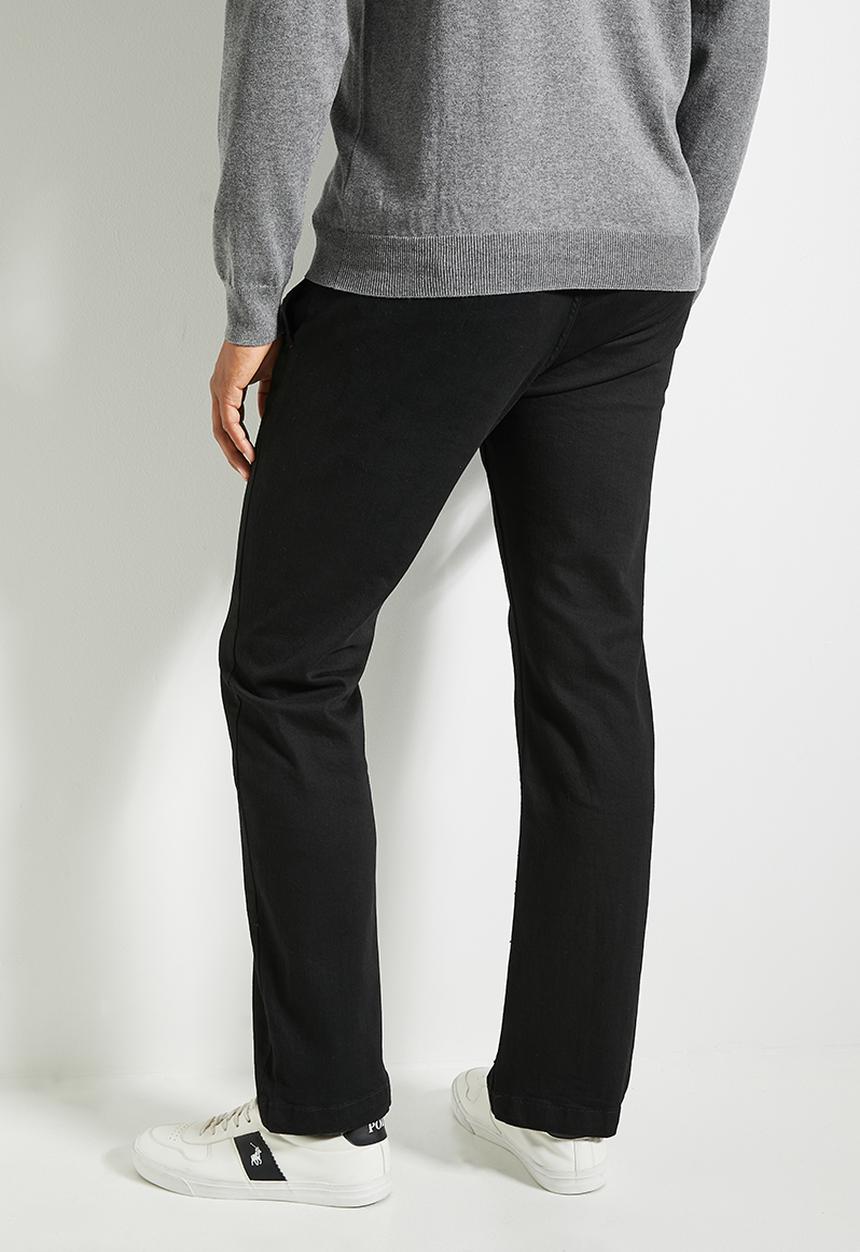 POLO - Mens Quarter Slant Straight Leg Denim - Black