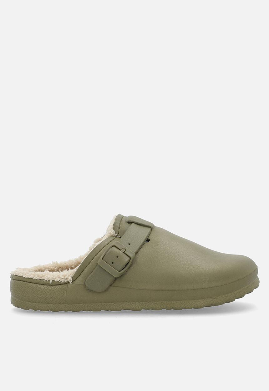 Hush Puppies - Soft desi fur mule - brown