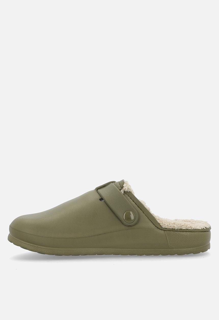 Hush Puppies - Soft desi fur mule - brown