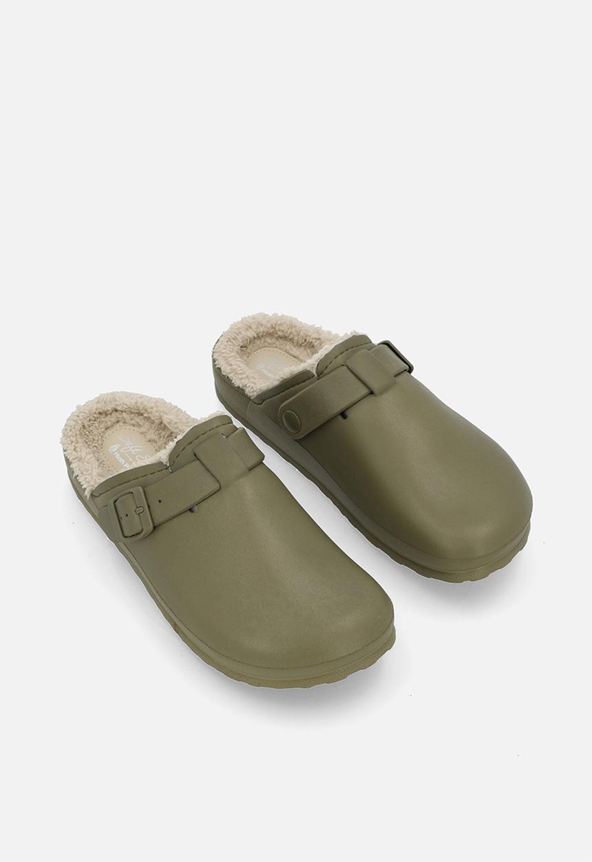 Hush Puppies - Soft desi fur mule - brown