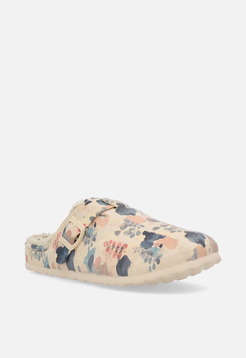 Hush Puppies - Soft desi fur multi mule - multi