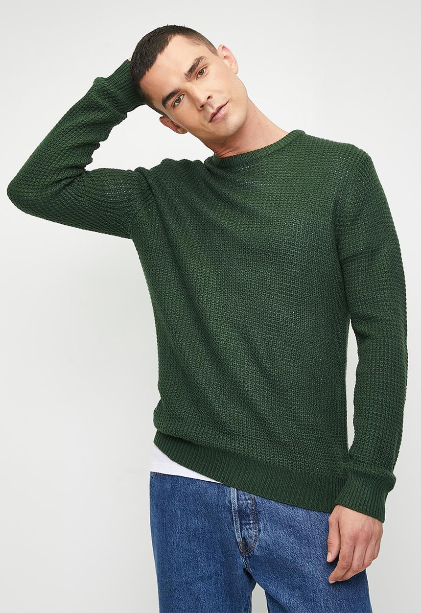 Brave Soul - Knitwear - Army Green