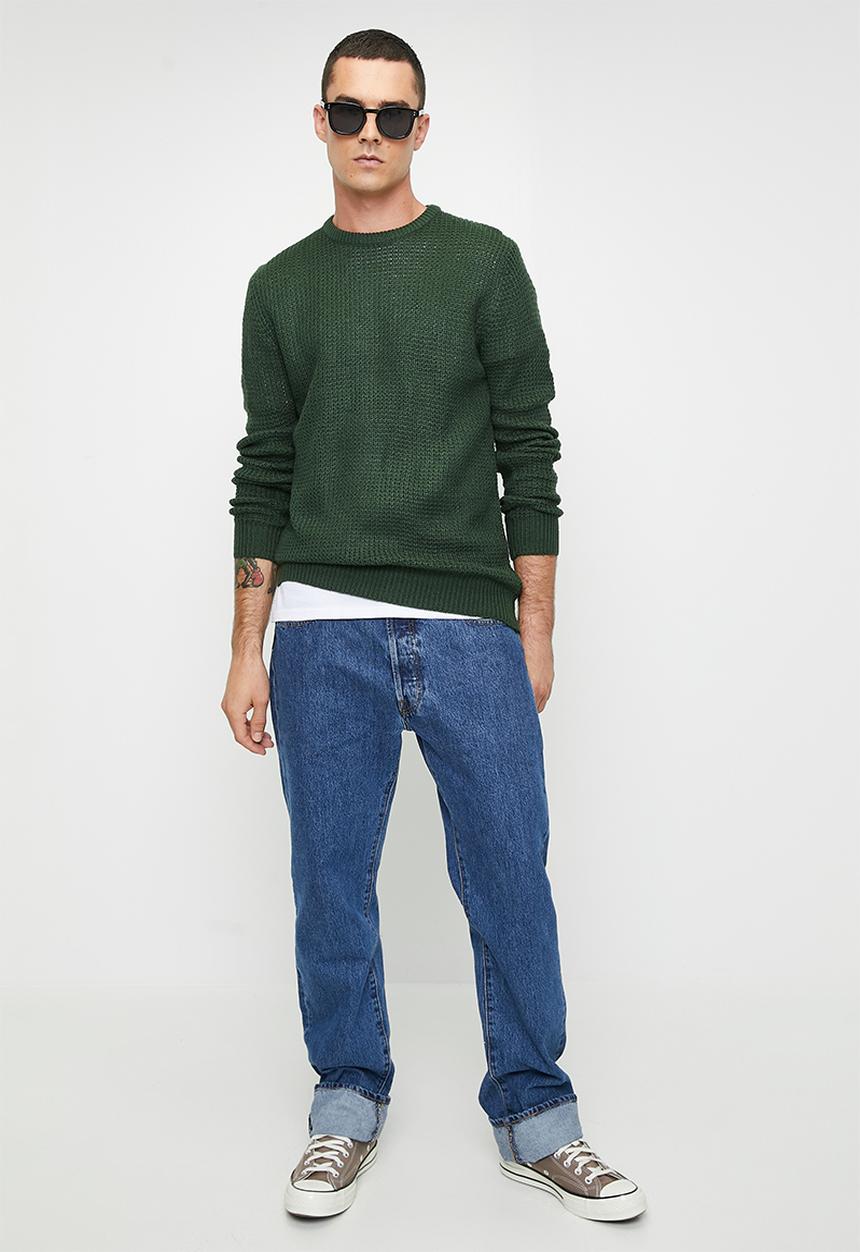 Brave Soul - Knitwear - Army Green