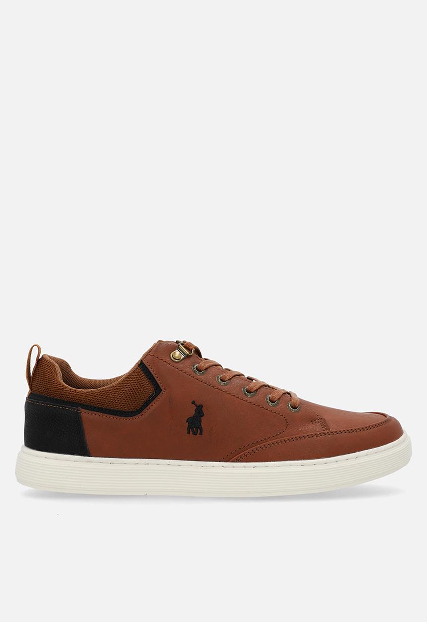 POLO - Textured sneaker - tan.