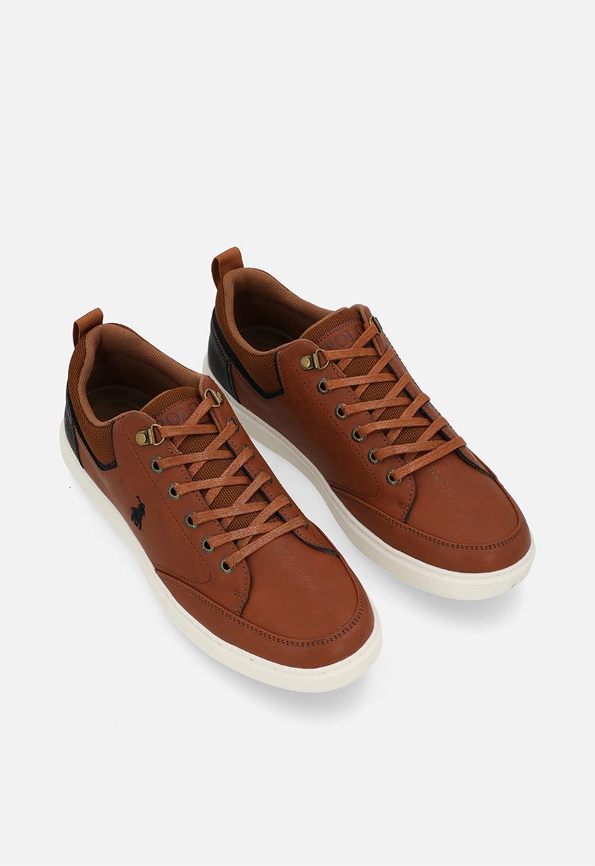 POLO - Textured sneaker - tan.