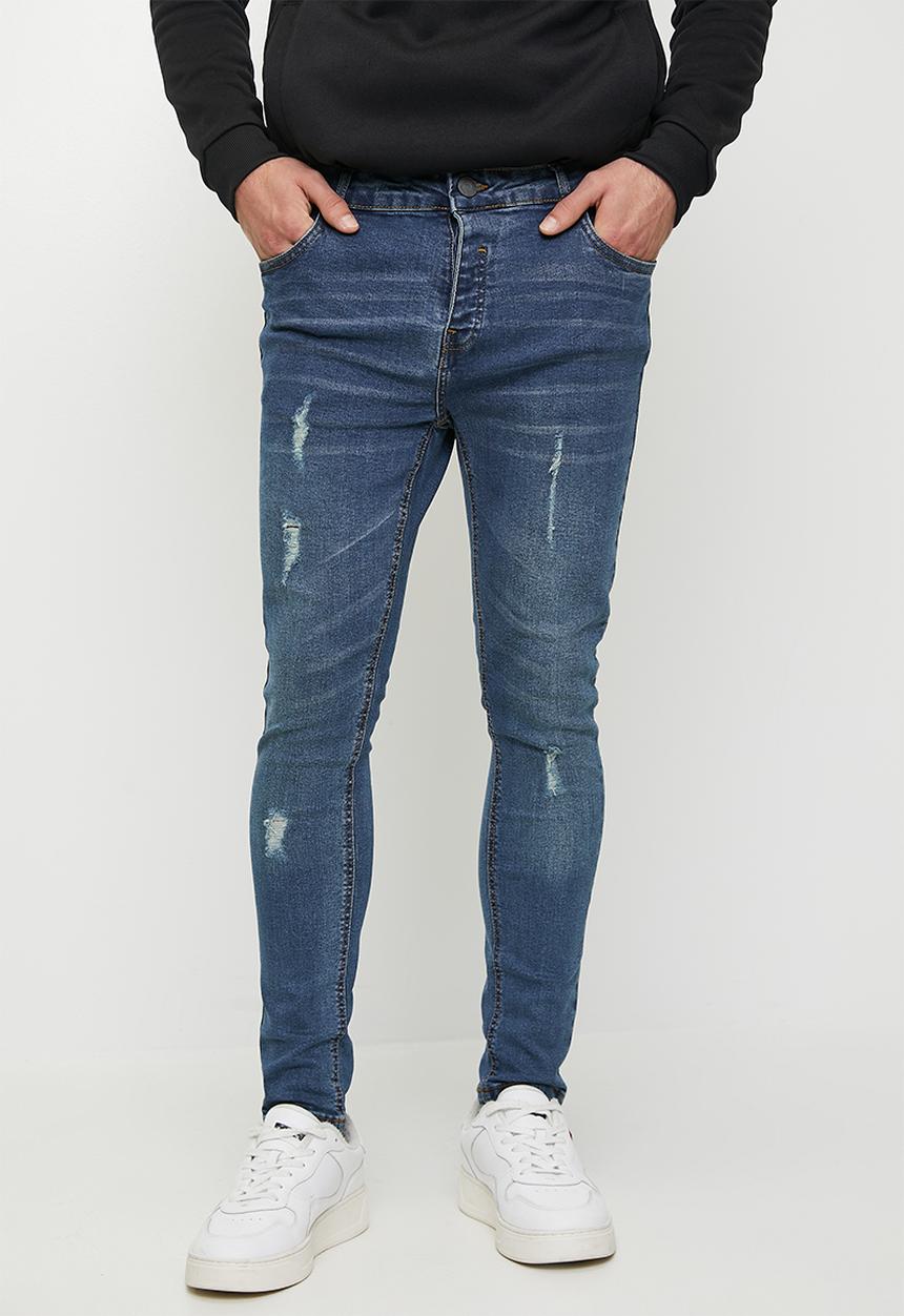 Brave Soul - Denim Jeans - Mid Blue Wash