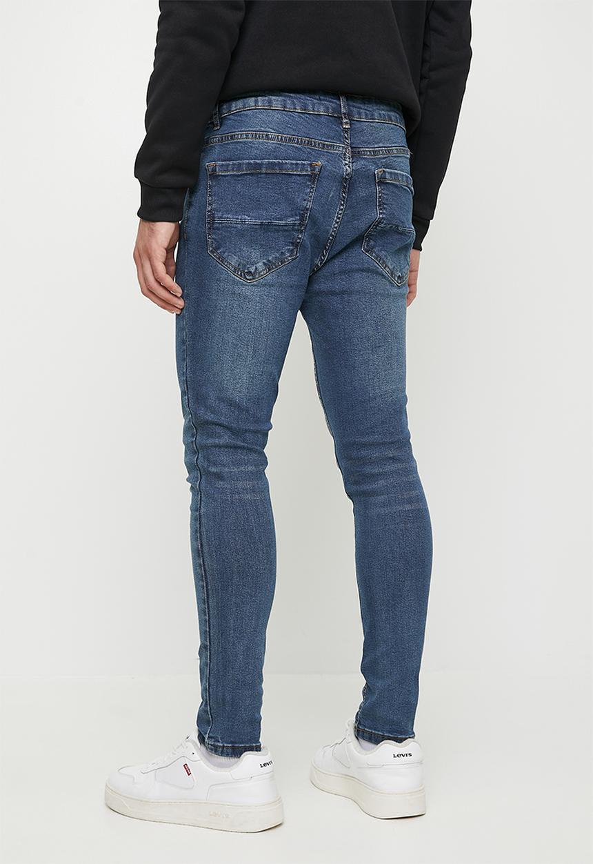 Brave Soul - Denim Jeans - Mid Blue Wash