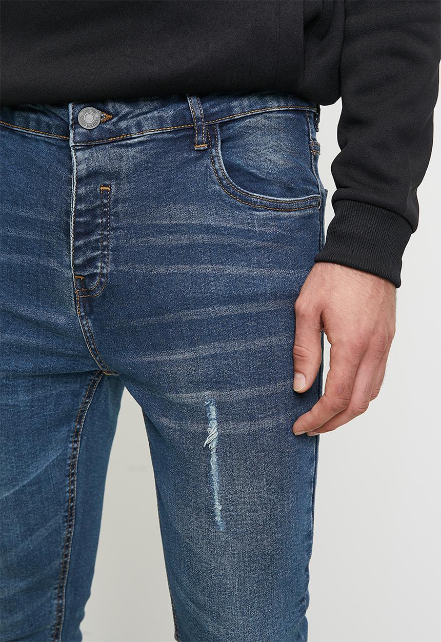 Brave Soul - Denim Jeans - Mid Blue Wash