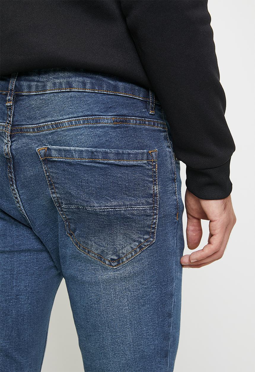 Brave Soul - Denim Jeans - Mid Blue Wash
