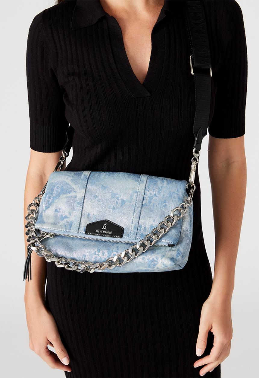 Steve Madden - Bfin-D crossbody bag - blue denim