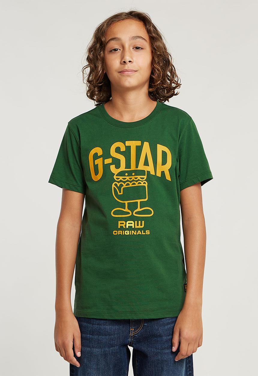 G-STAR - T-shirt Short sleeve R Comic - Deep Nuri Green