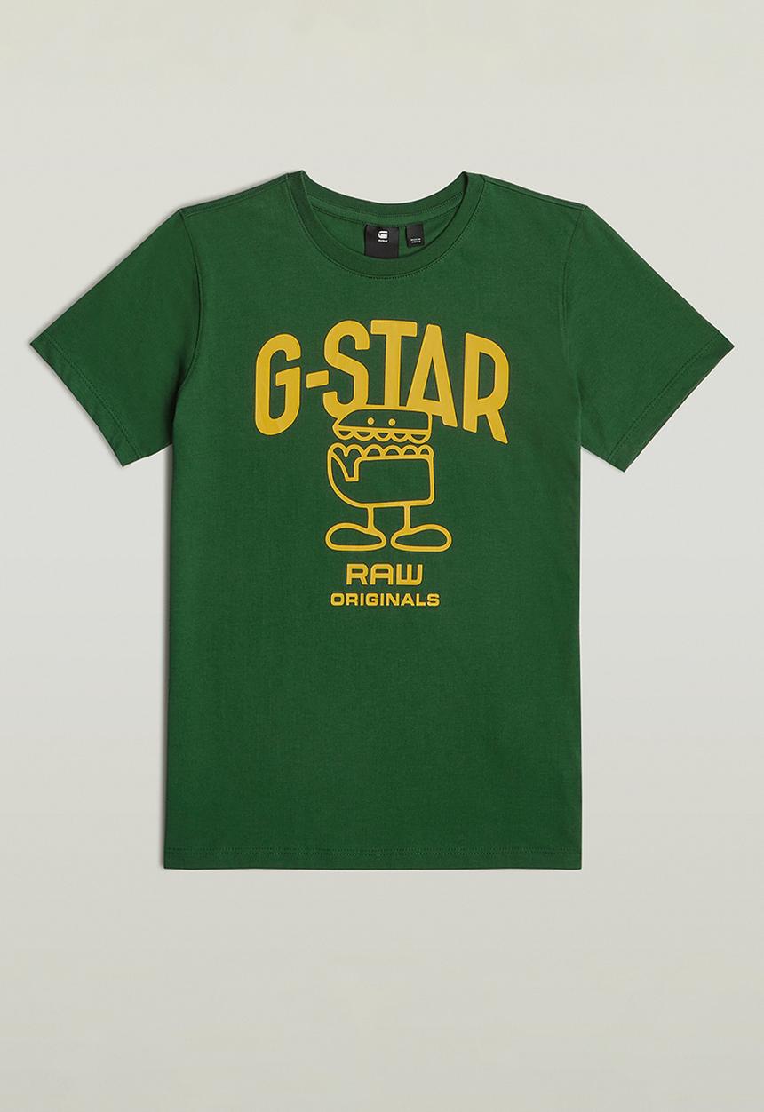 G-STAR - T-shirt Short sleeve R Comic - Deep Nuri Green