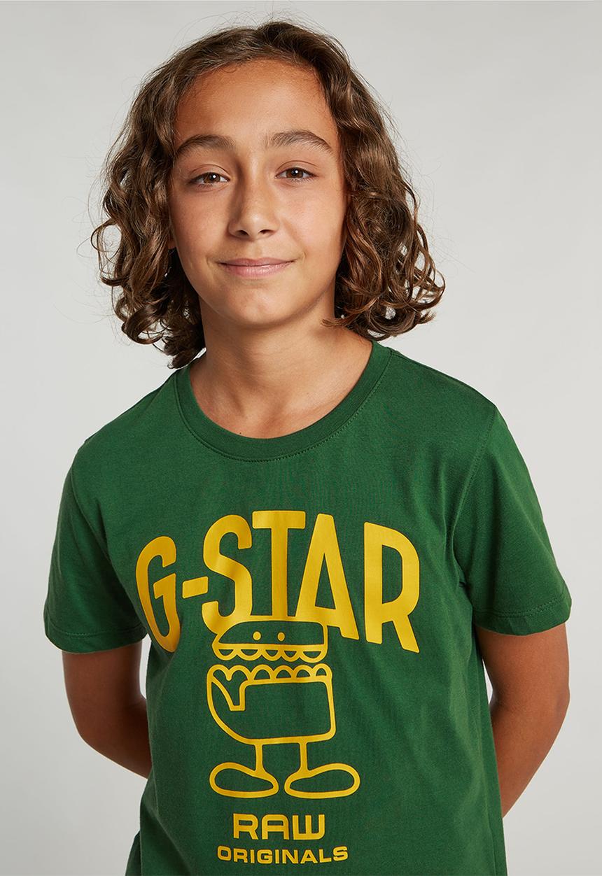 G-STAR - T-shirt Short sleeve R Comic - Deep Nuri Green