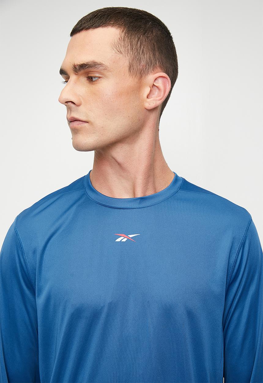 Reebok - ID Train Energy Ls Tech Tee - Twilight Blue