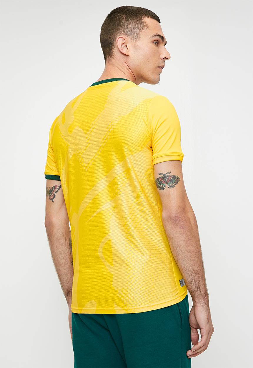 Le Coq Sportif - SAFA Mens Jersey Home      Yellow 2024/25