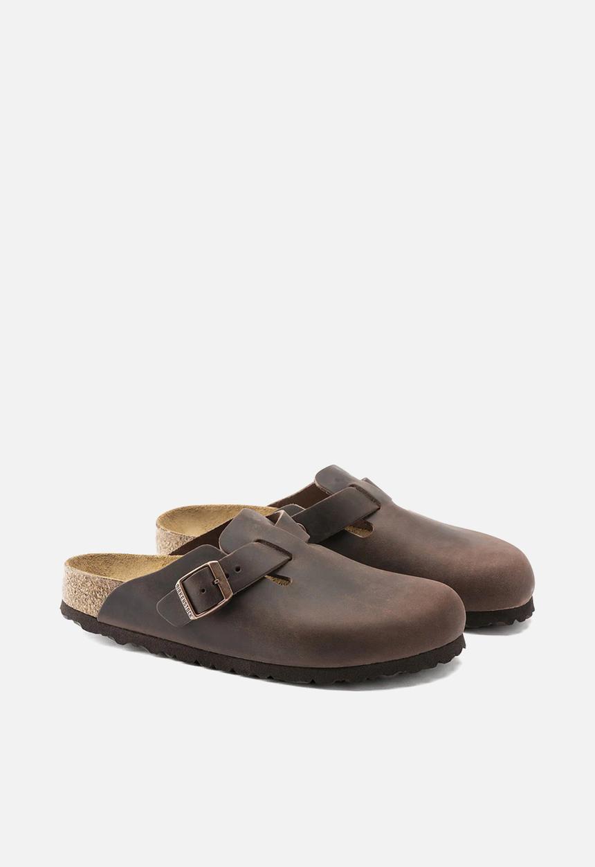 Birkenstock - Boston narrow BS oiled leather - habana