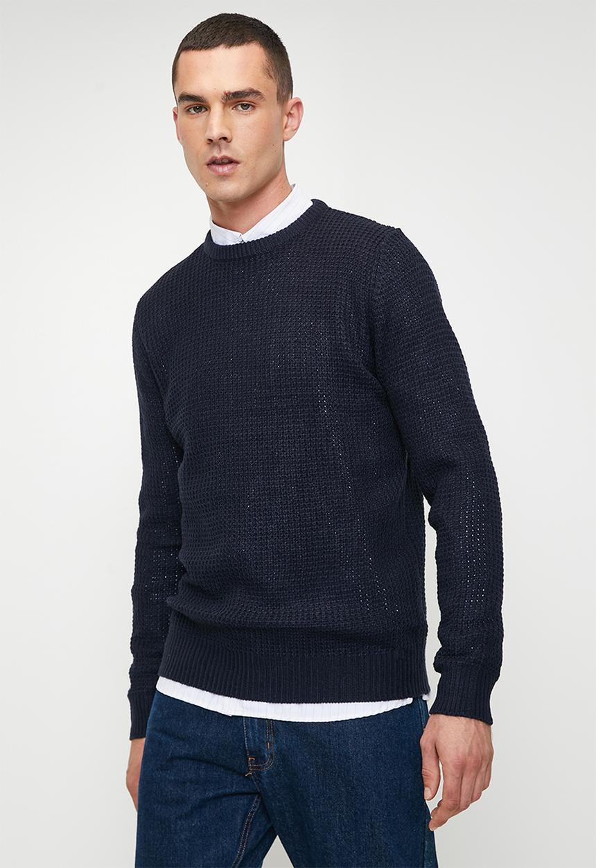 Brave Soul - Knitwear - Dark Navy