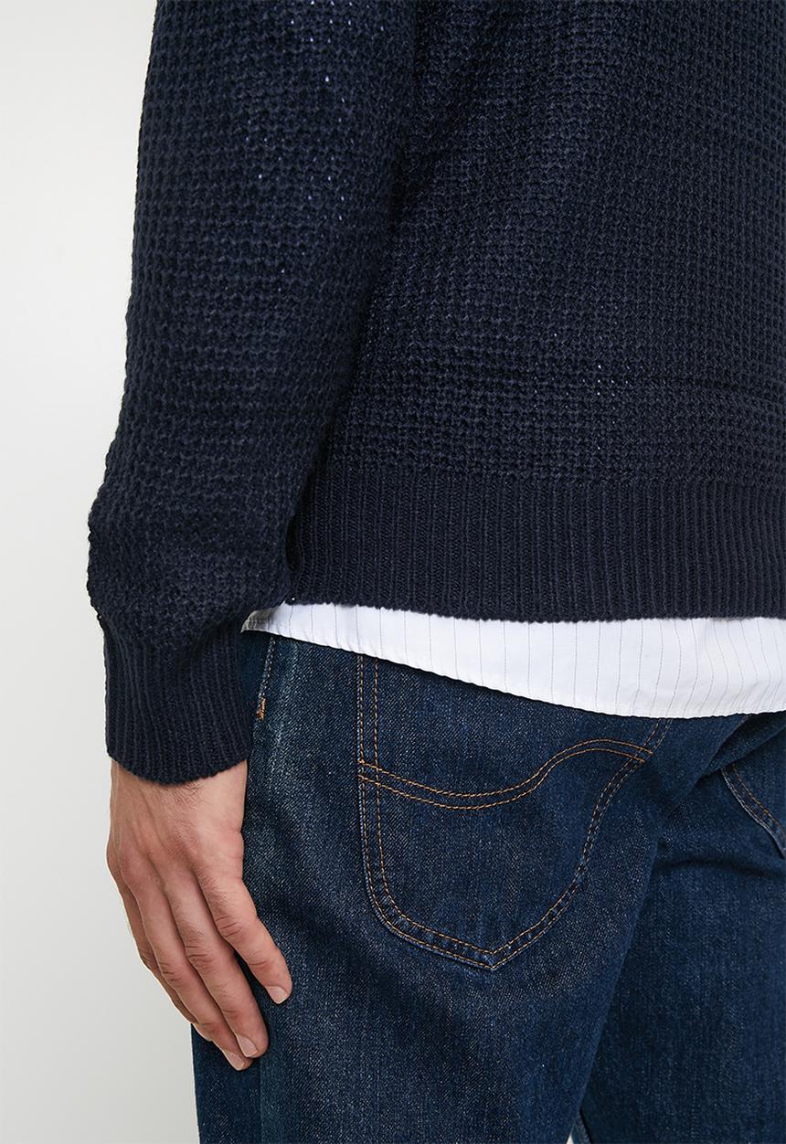 Brave Soul - Knitwear - Dark Navy