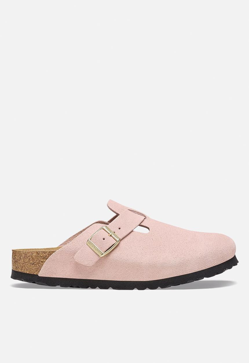 Birkenstock - Boston narrow BS suede - light rose