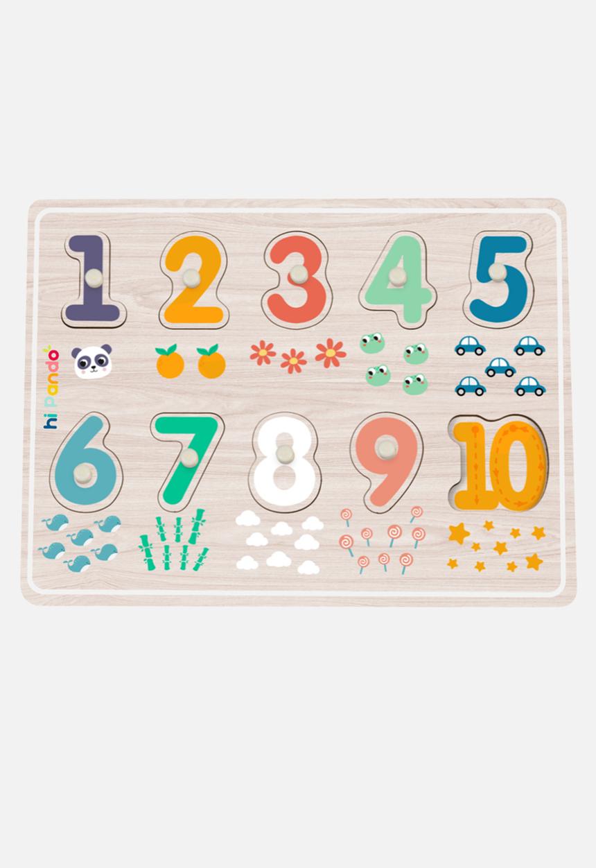 Greenbean Learning - Hi pando - number puzzle 1 - 10 - multi